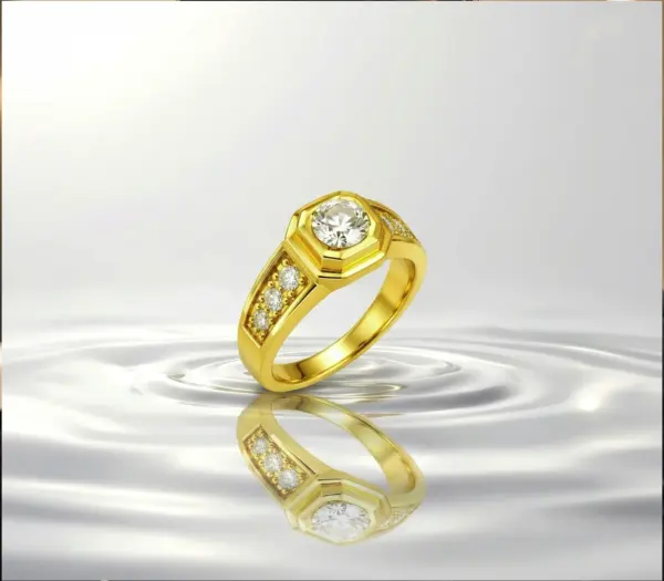 Mens Gold Ring