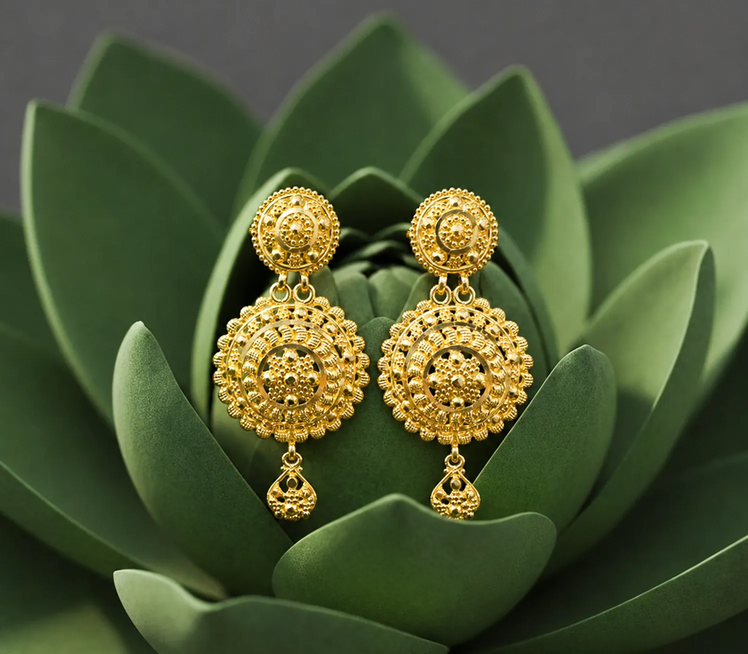 Heritage Concentric Mandala Drops