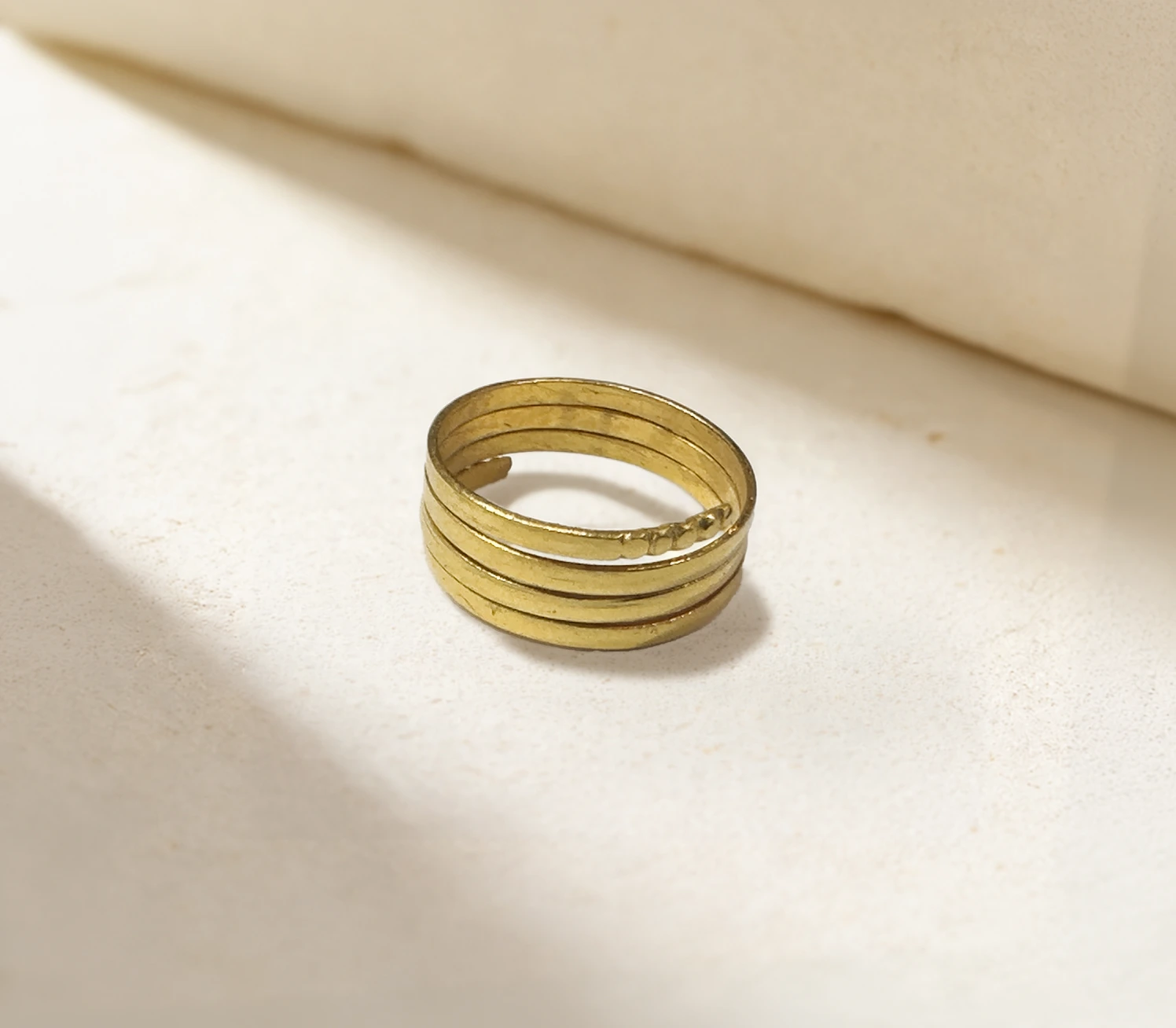 Kids Gold Multi-Layer Pasni Spiral Ring
