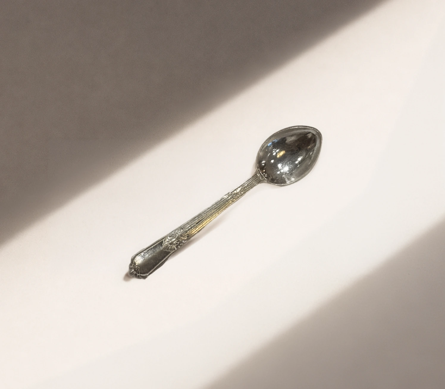 Kids Silver Engraved Pasni Feeding Spoon