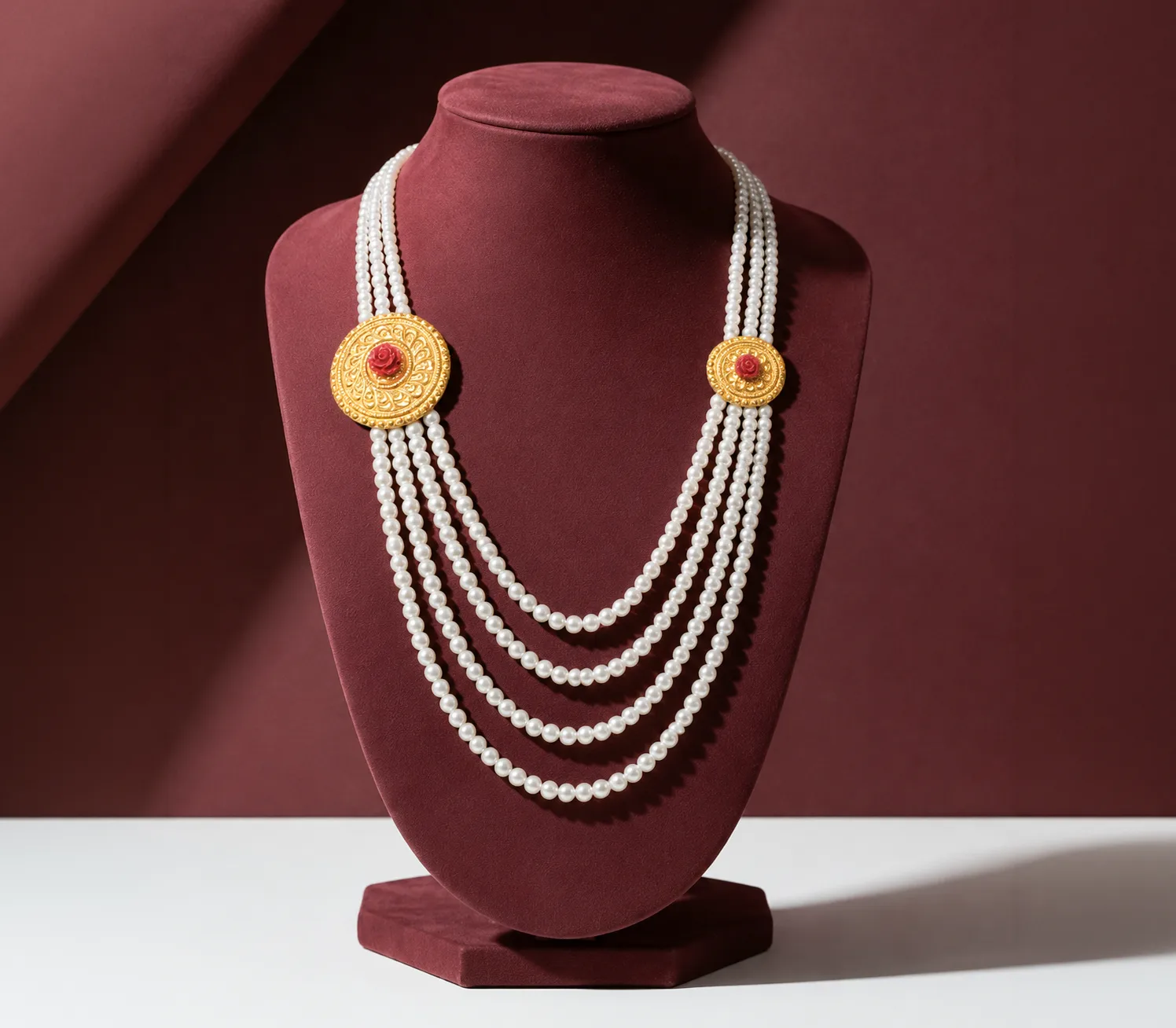 Kids Multi-Strand Pearl Pasni Mala