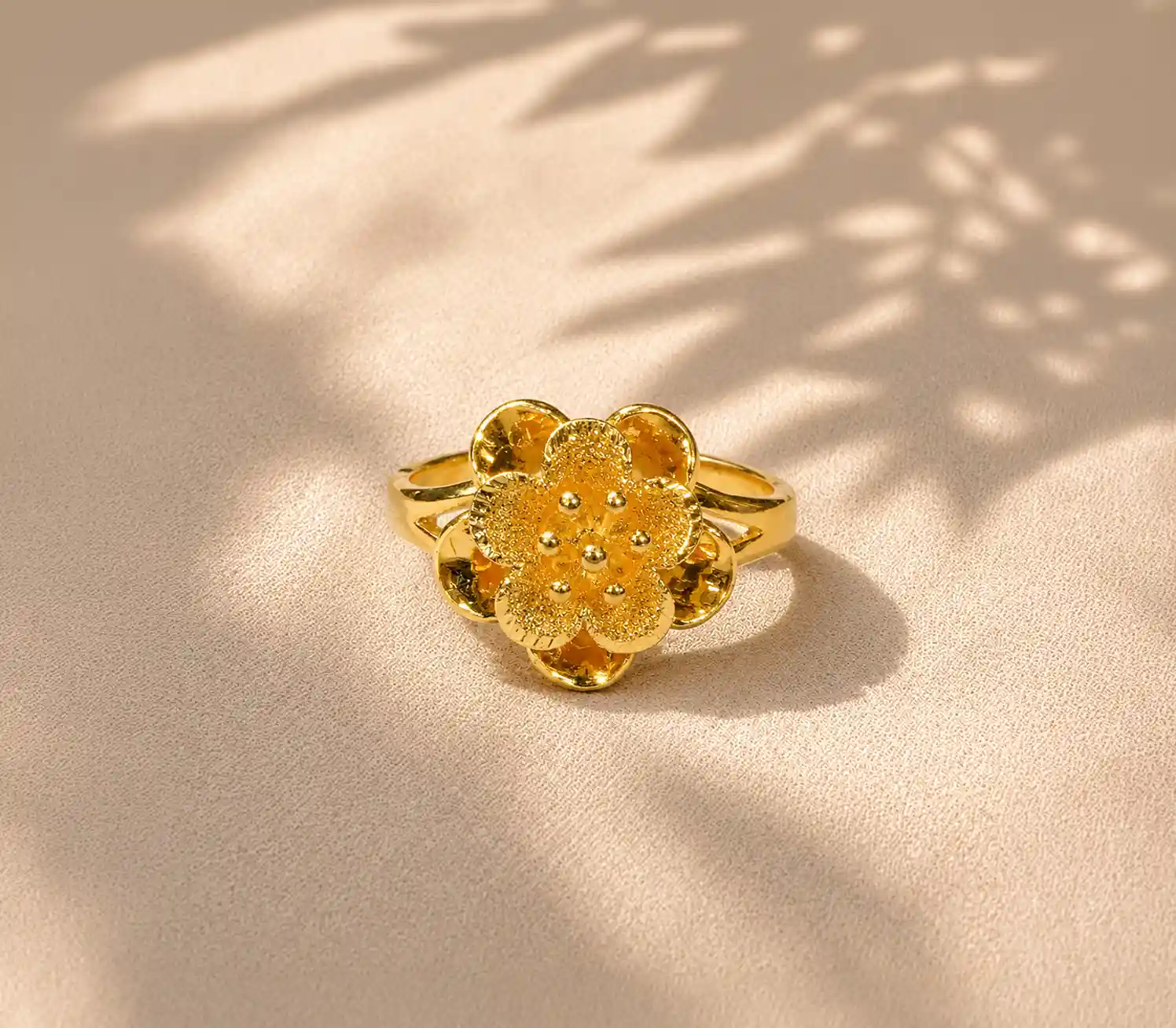 Bloomsbury Lotus Cocktail Ring